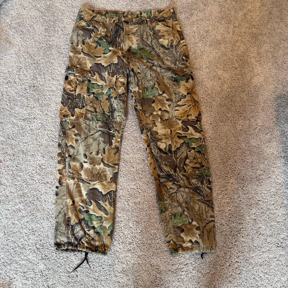 Camouflage Cargo Pants Leaves